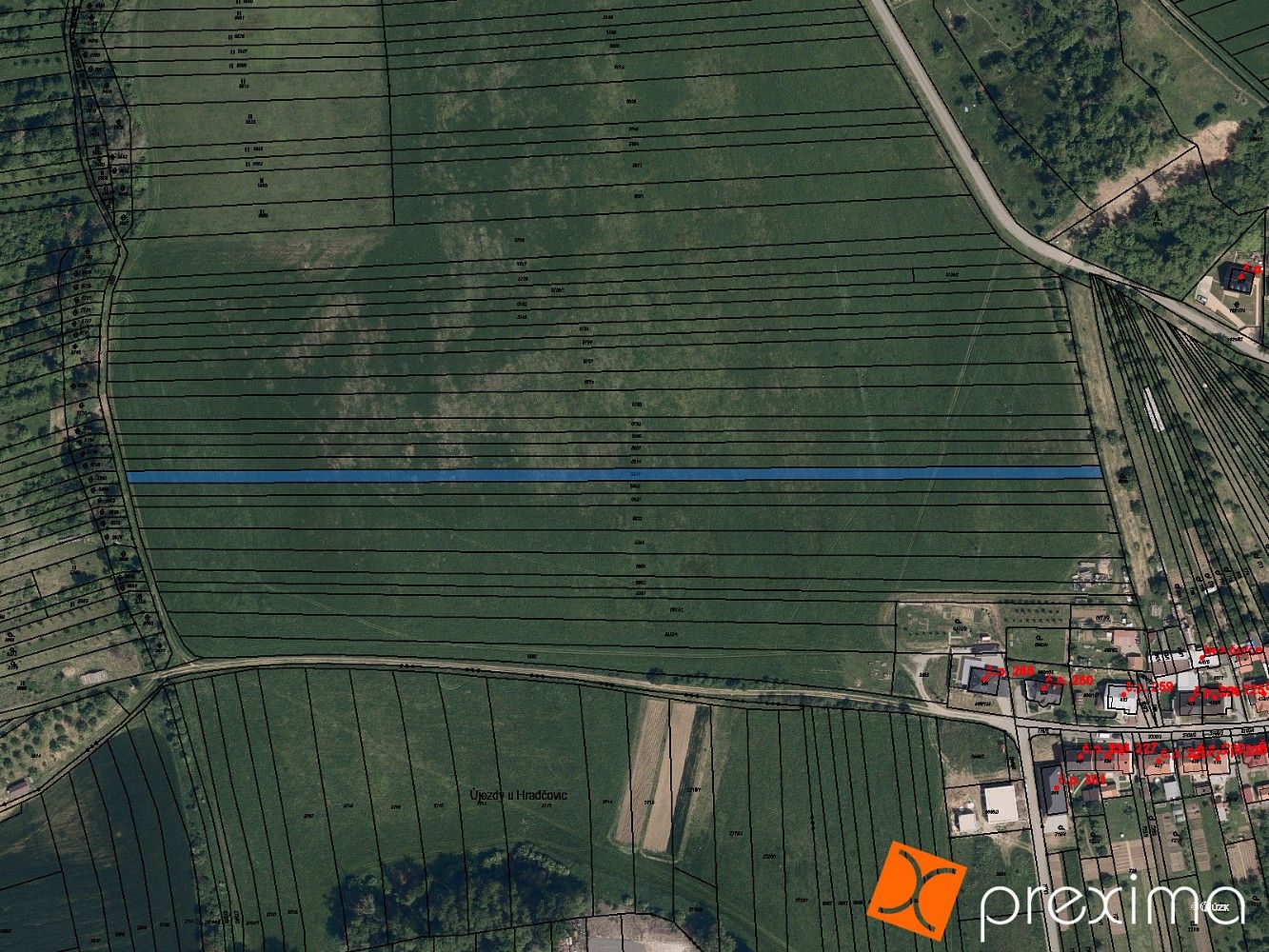 Zemědělské pozemky, Hradčovice, okres Uherské Hradiště, Zlínský kraj