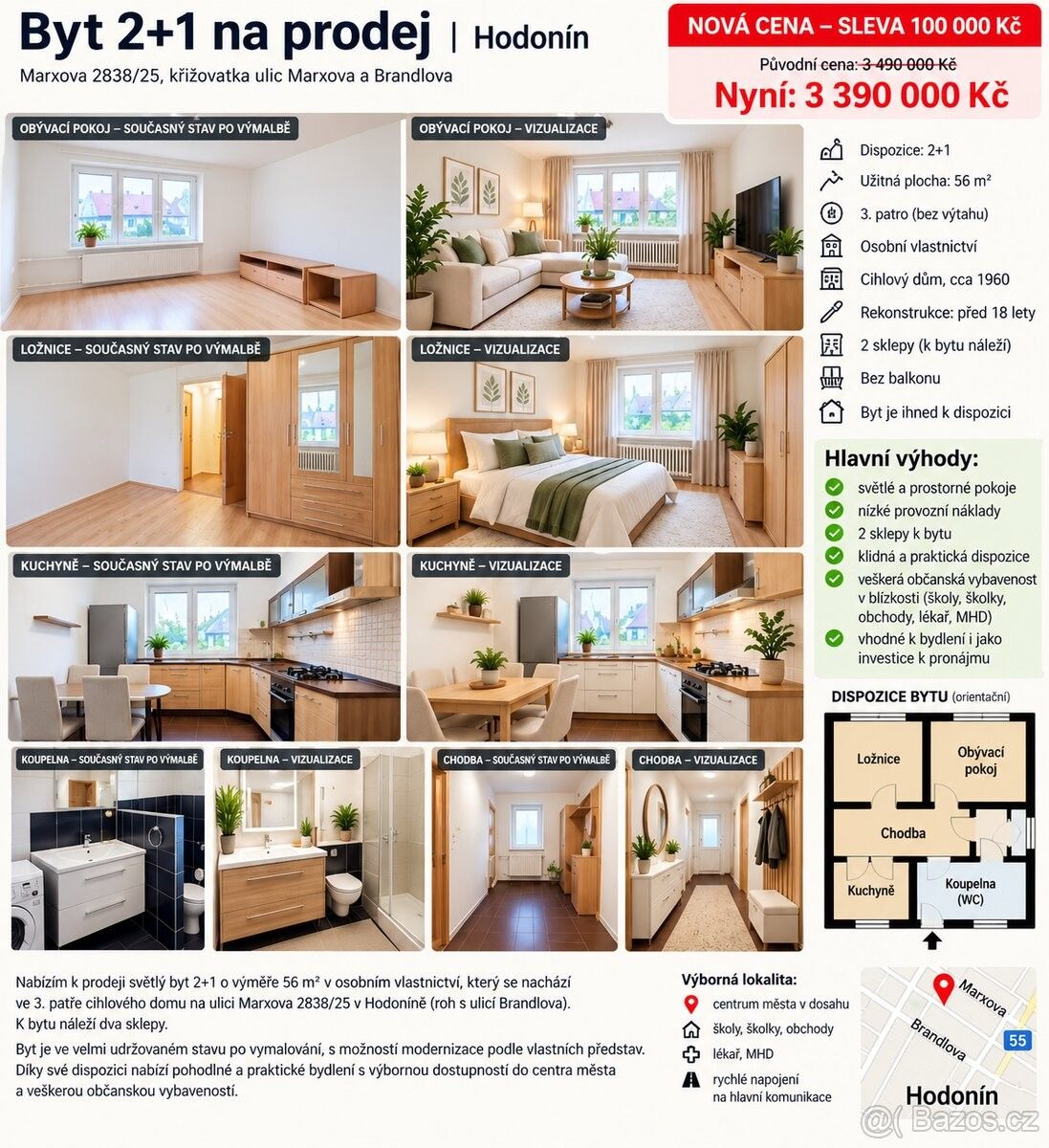 Byty, Hodonín, 695 01