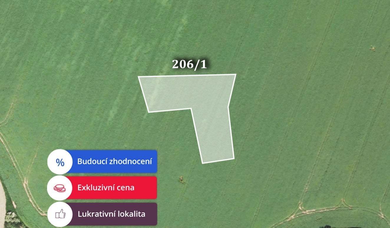 Zemědělské pozemky, Zbudovice, Zbýšov, 4 392 m²
