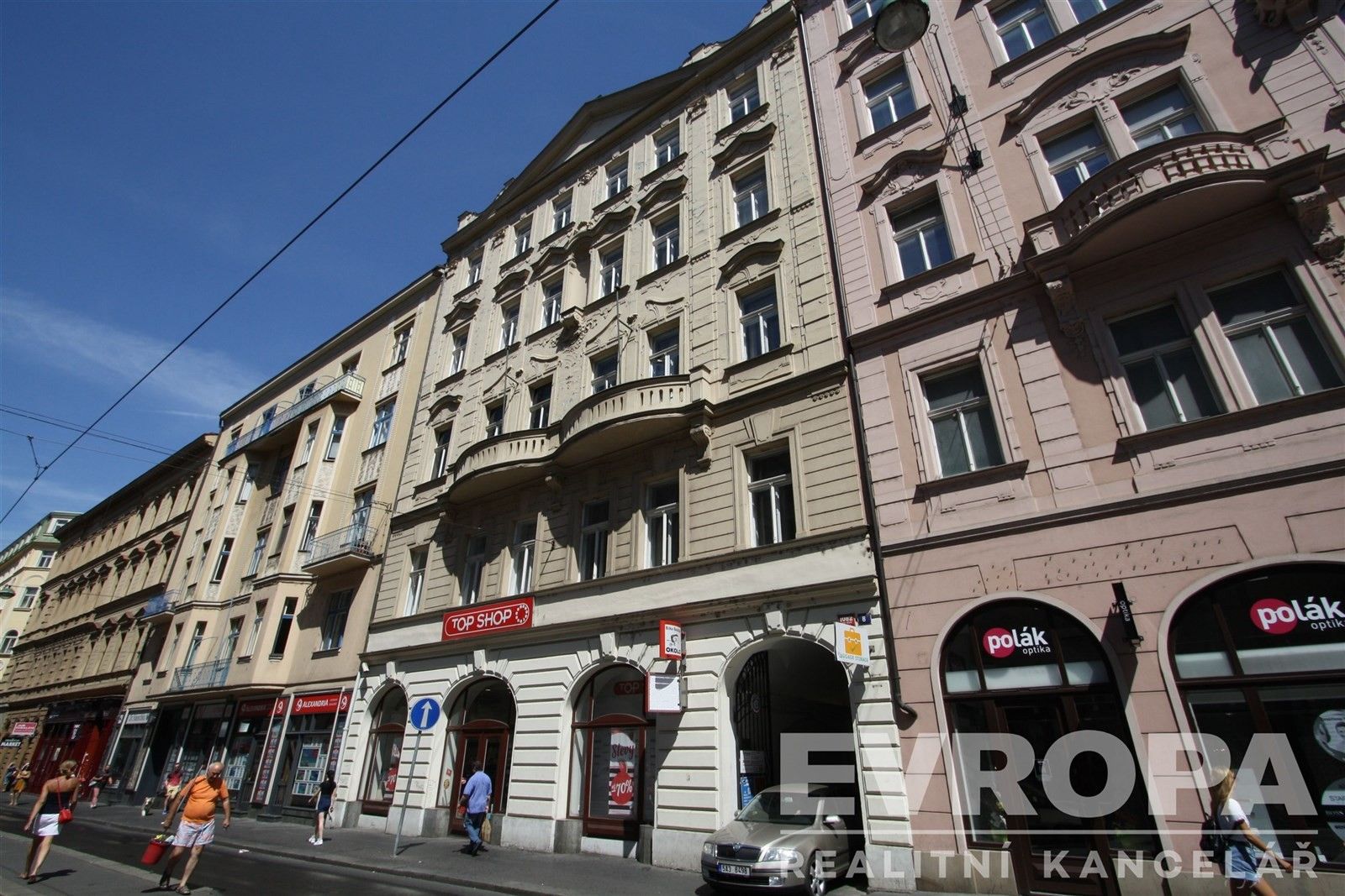 Kanceláře, Revoluční, Praha, 55 m²