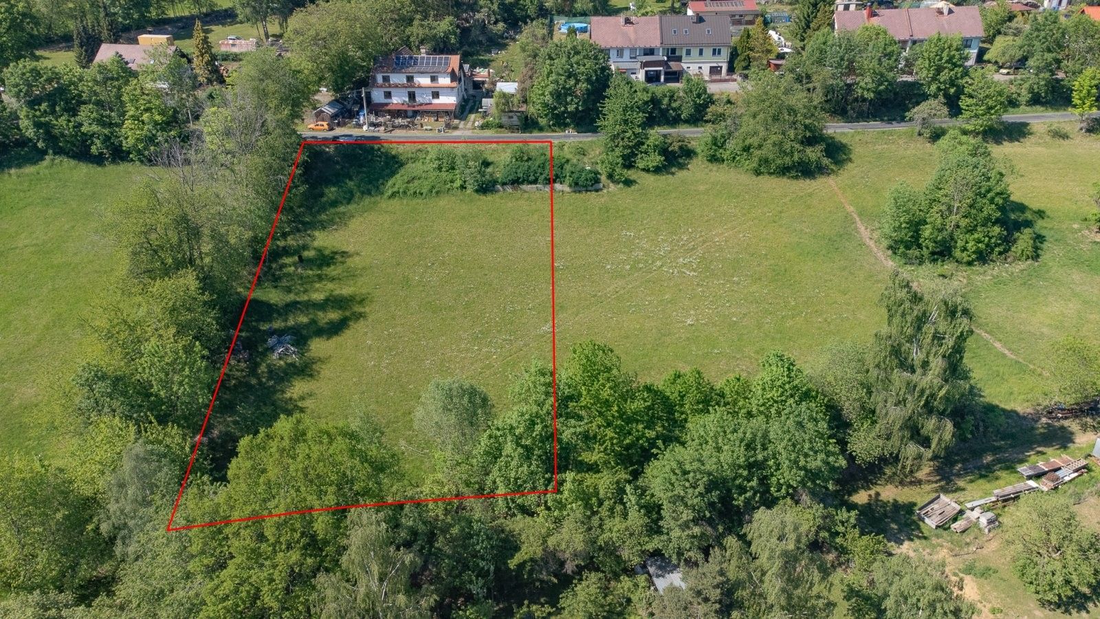 Pozemky pro bydlení, Sušice Záluží, 3 500 m² - 2