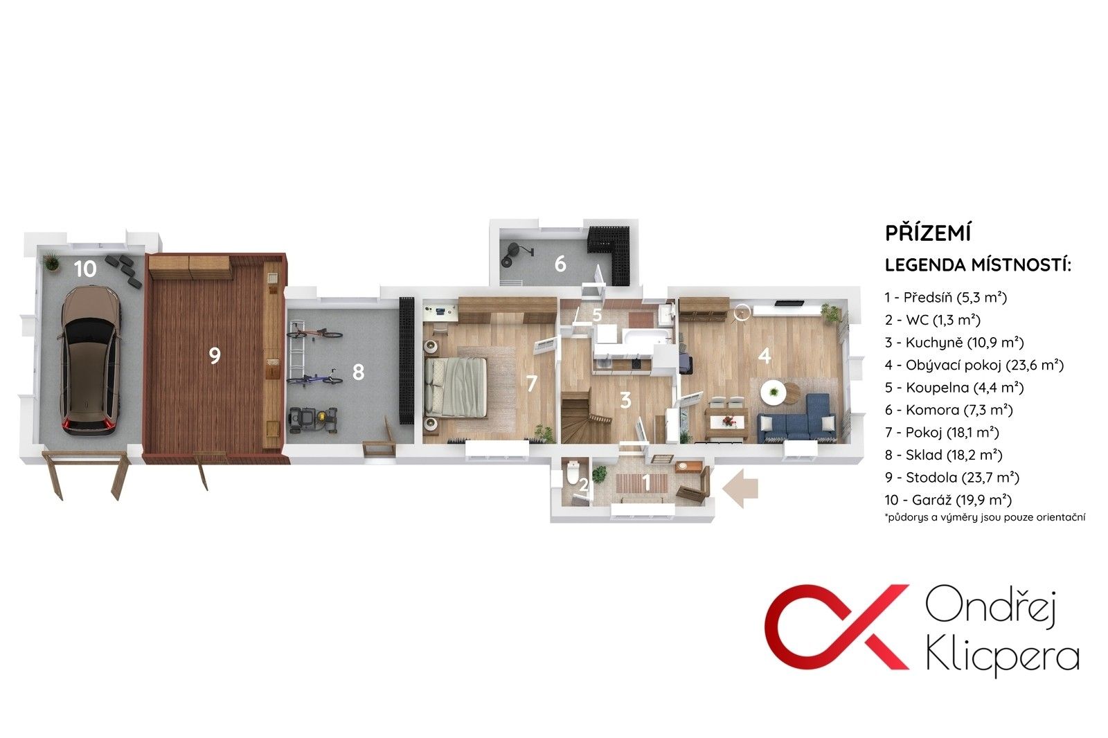 Chalupy, Labouň, Jičíněves, 120 m² - 2