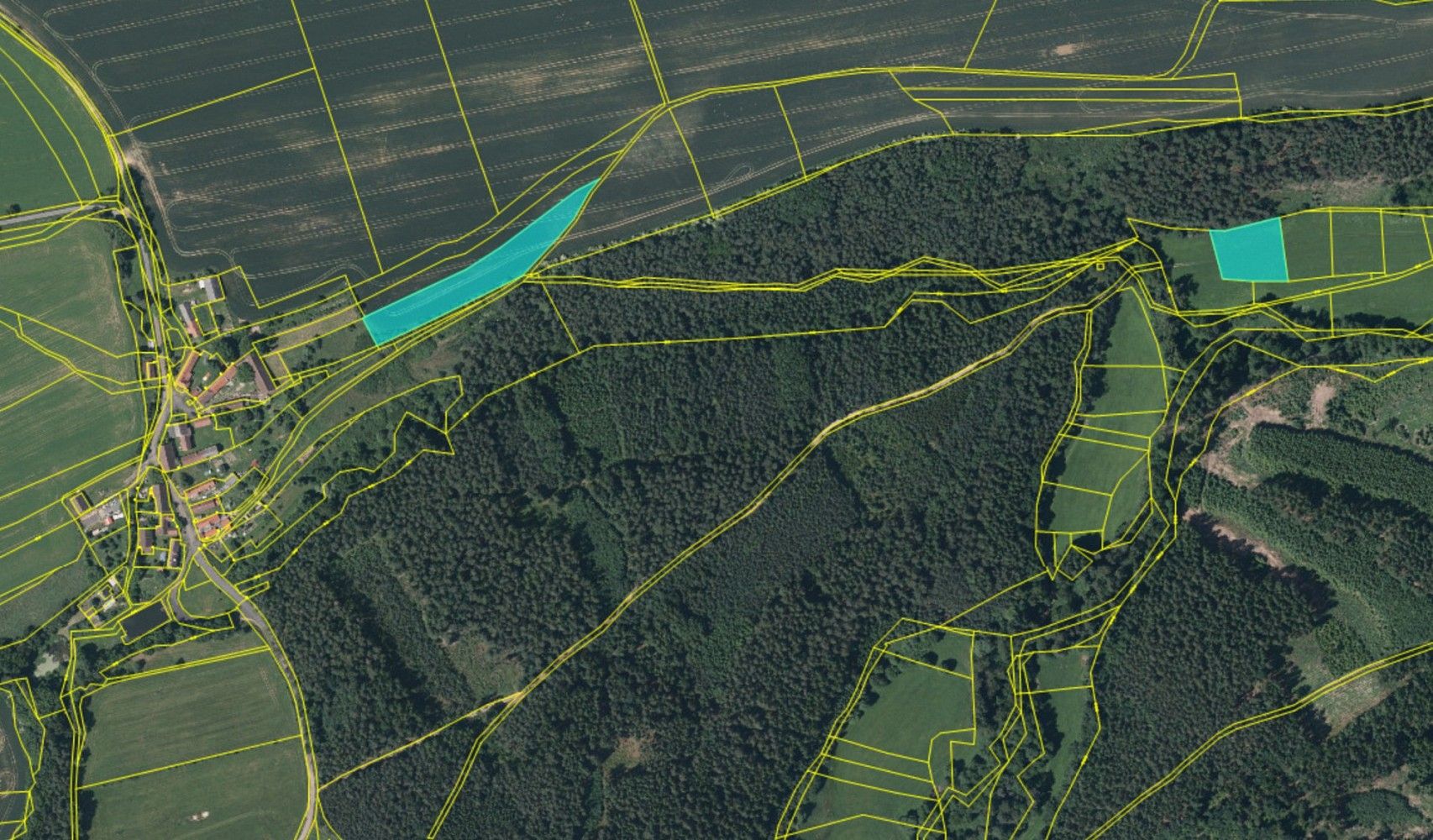 Prodej zemědělský pozemek - Lhotka u Radnic - Chockov, okres Rokycany - 2