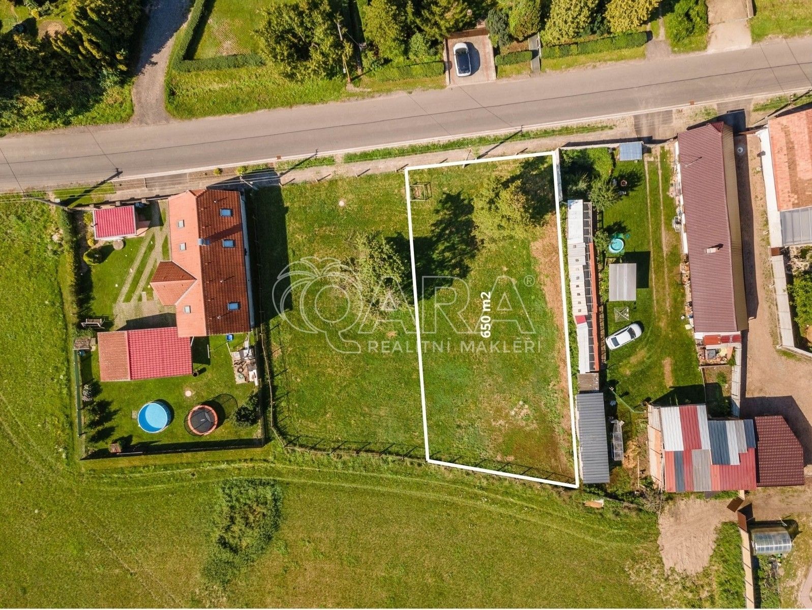 Pozemky pro bydlení, Kladruby nad Labem, 650 m²