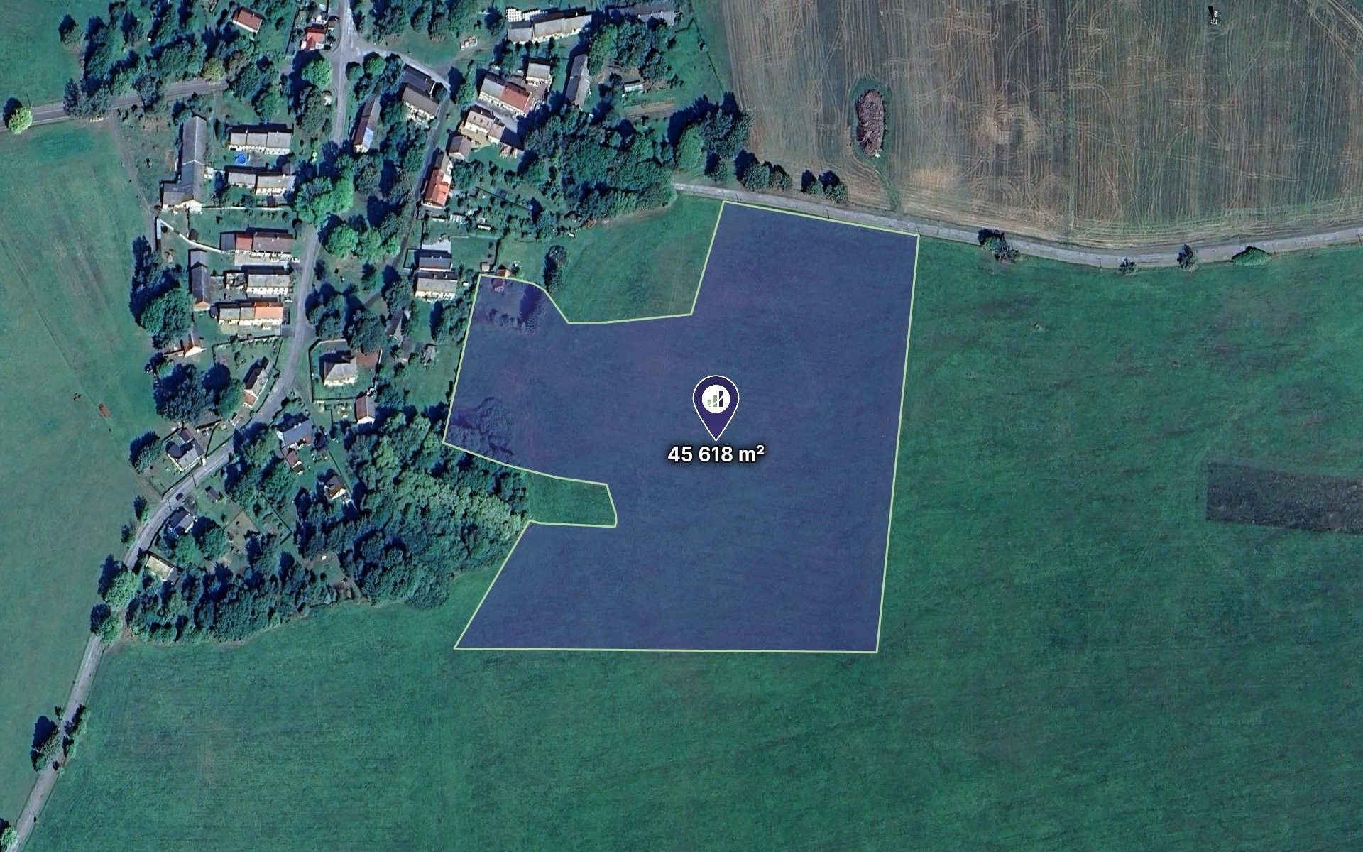 Louky, Útvina, 45 618 m² - 1