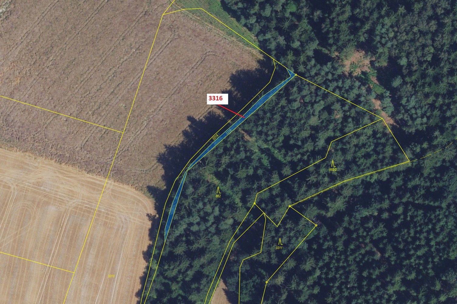 Prodej les - Bělá nad Svitavou, okres Svitavy, Pardubický kraj - 2