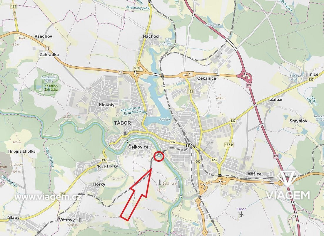 Prodej zahrada - Tábor, Jihočeský kraj - 1