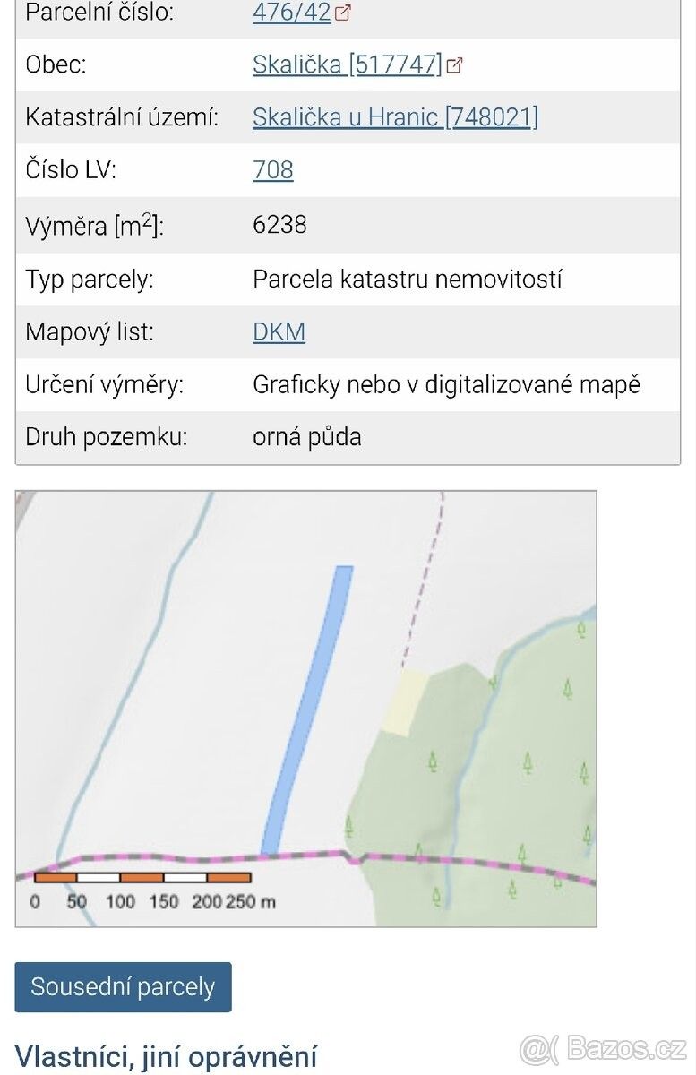 Pozemky pro bydlení, Olomouc, 783 01
