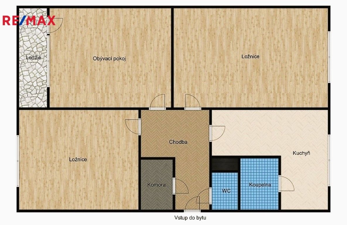 Prodej byt 3+1 - Jindřicha Plachty 176, Ústí nad Labem, 79 m²