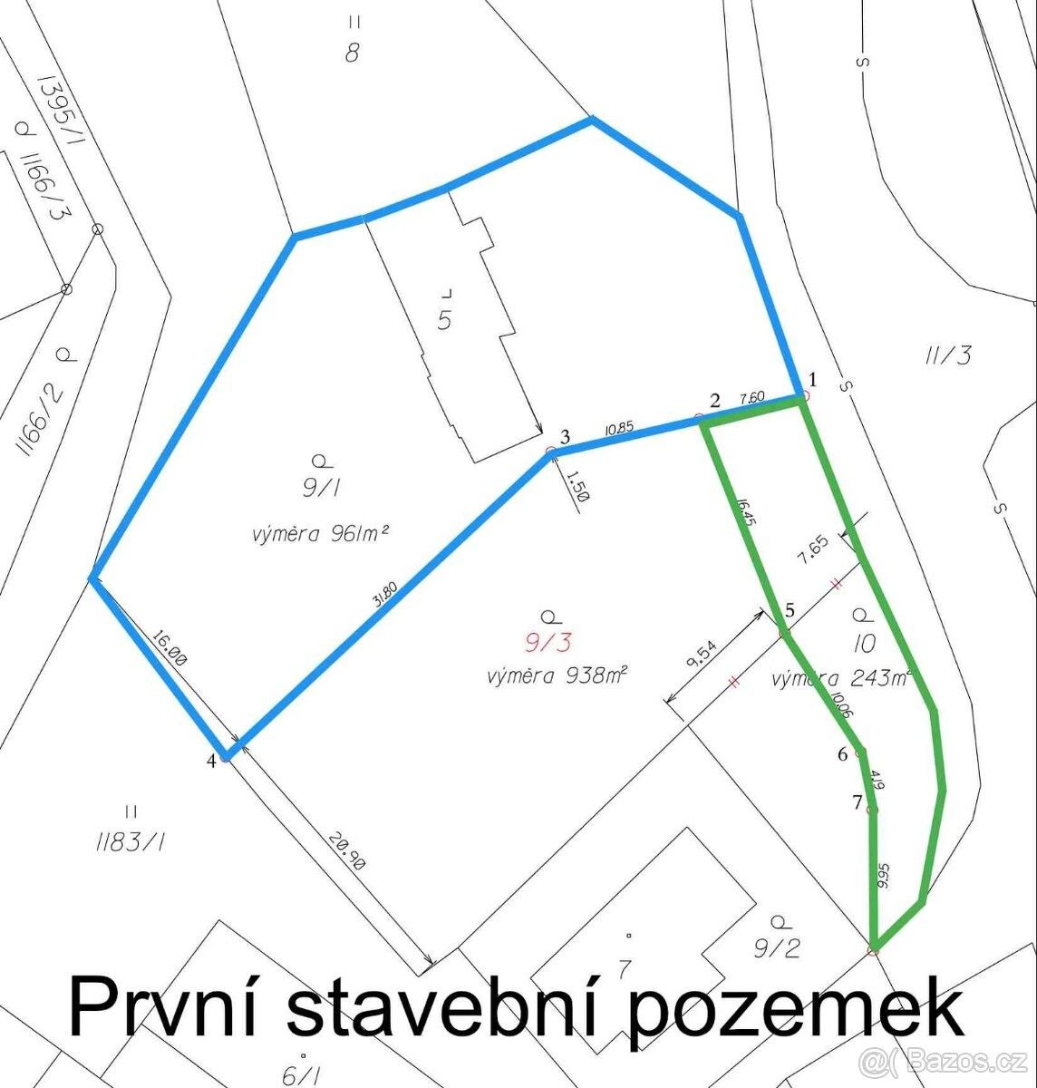 Pozemky pro bydlení, Ústí nad Orlicí, 562 03, 2 262 m²