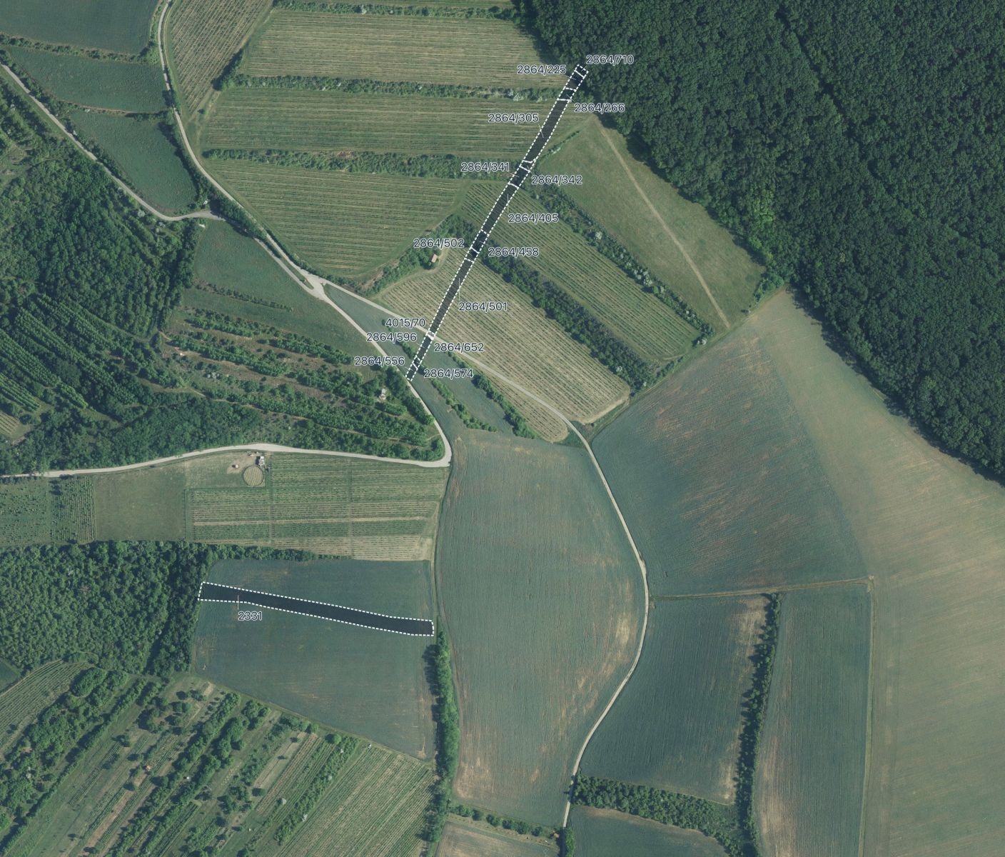 Zemědělské pozemky, Boleradice