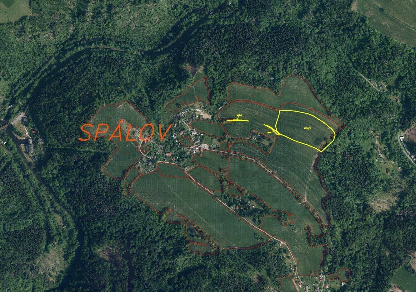Prodej zemědělský pozemek - Semily Spálov, 28 066 m² - 5