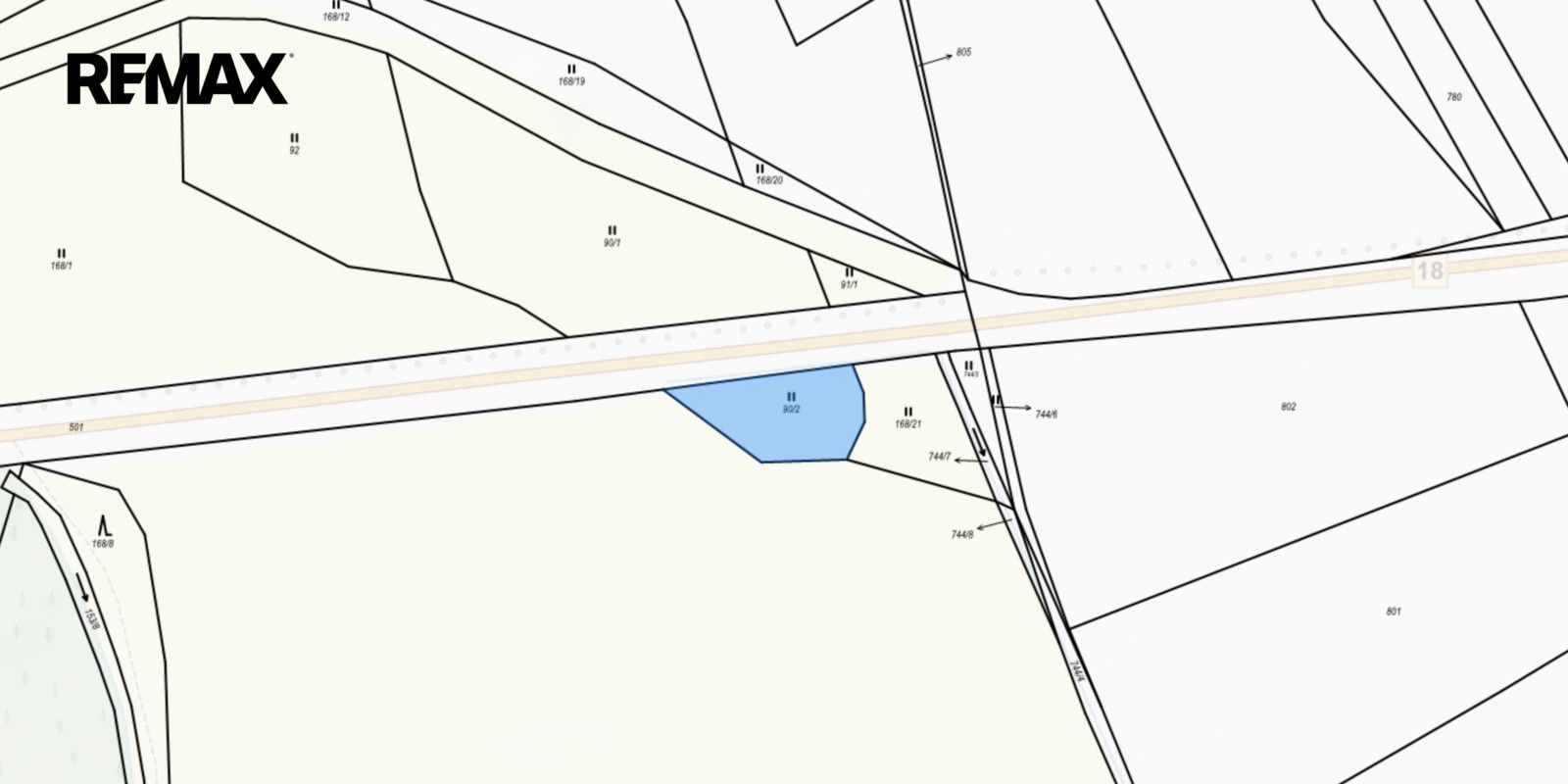 Komerční pozemky, Láz, 598 m² - 2