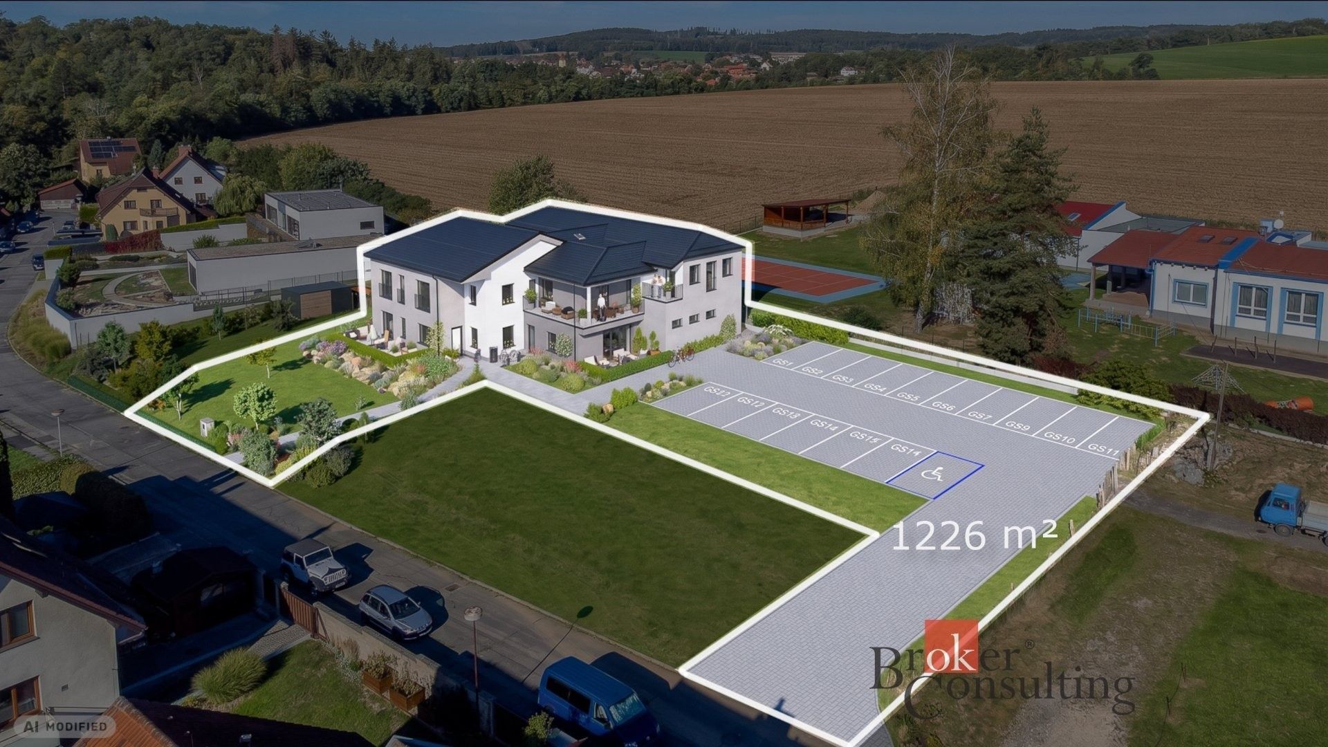 Činžovní domy, Jana Očka, Vlašim, 592 m² - 2