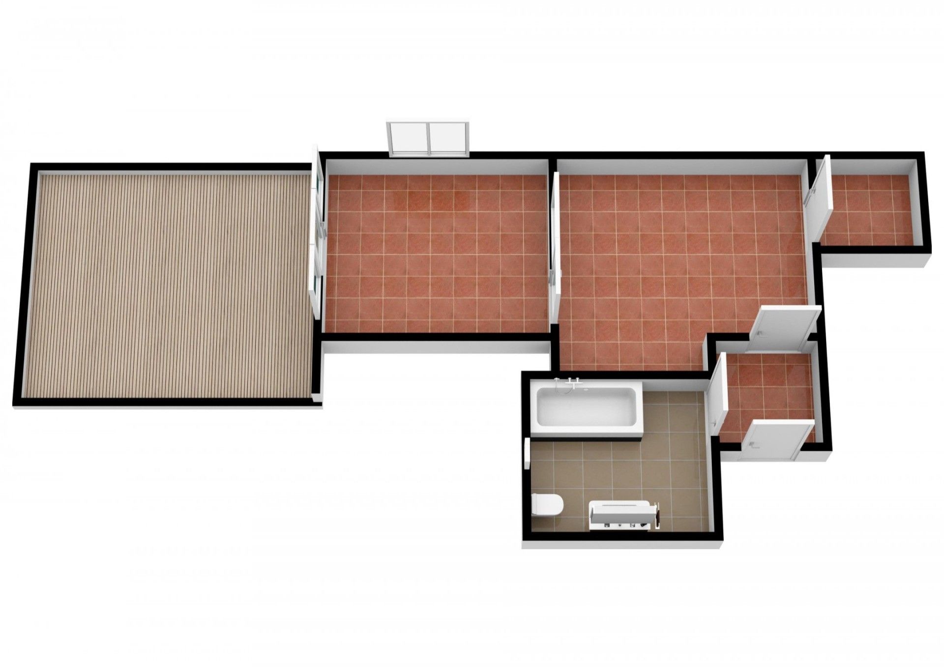 Pronájem byt 2+kk - Za Radnicí, Neveklov, 67 m² - 5