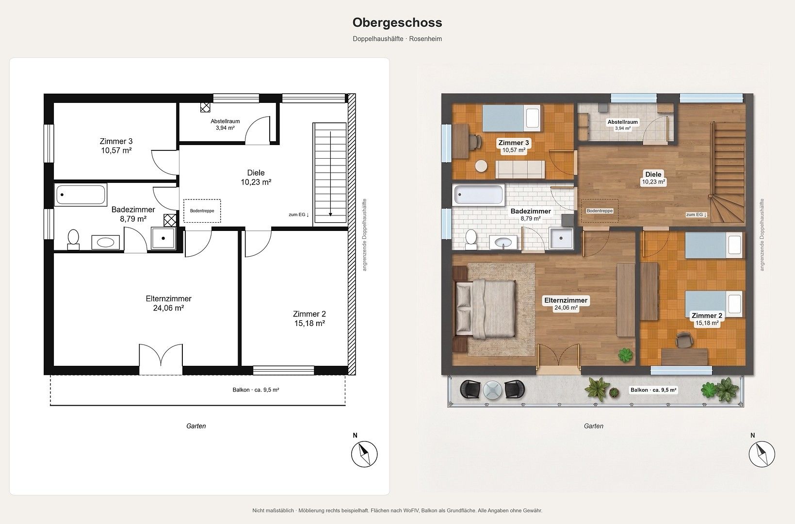 Rodinné domy, Rosenheim Rosenheim Bayern 83022, 151 m² - 1