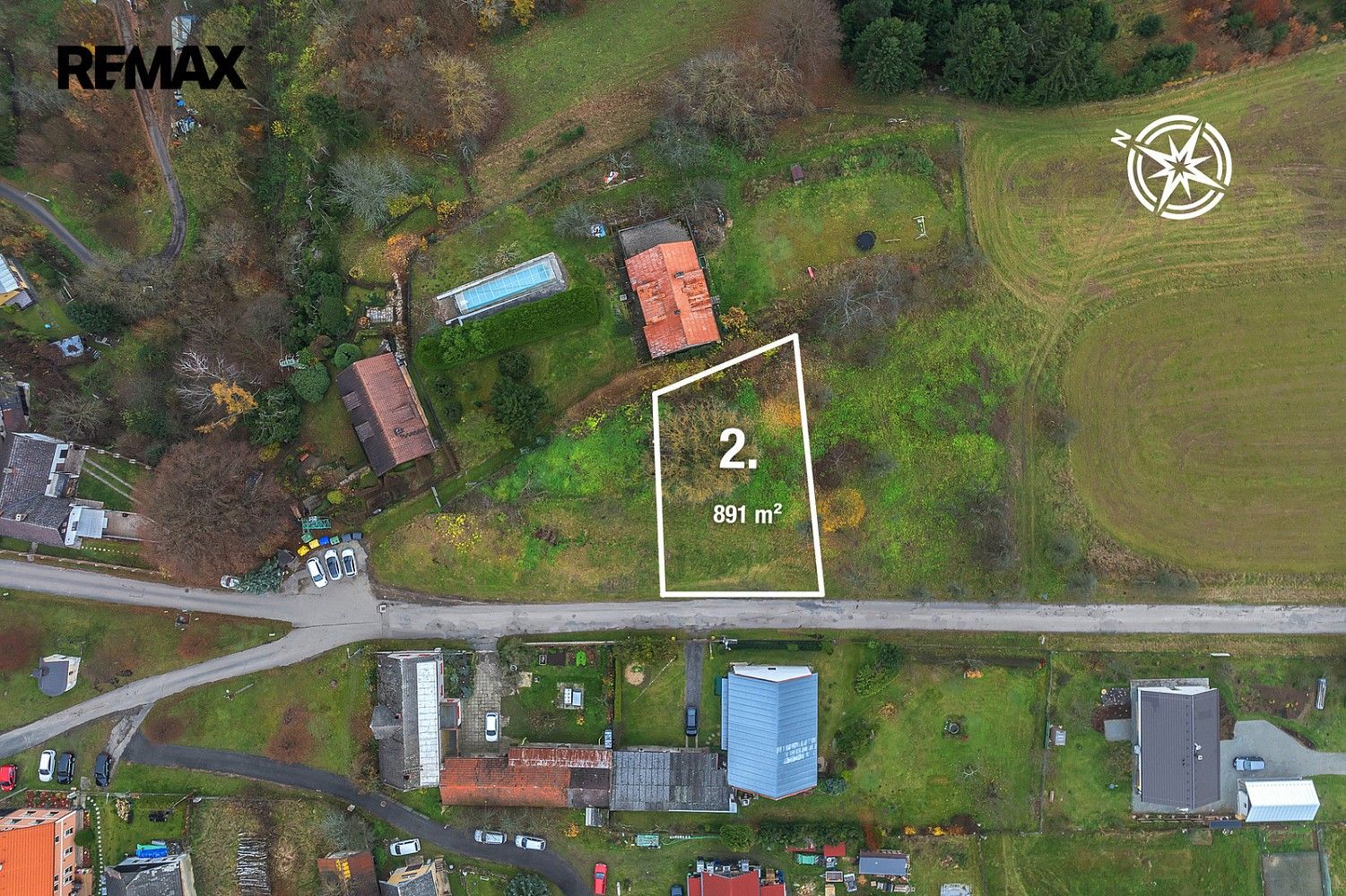 Pozemek pro bydlení, 891 m²