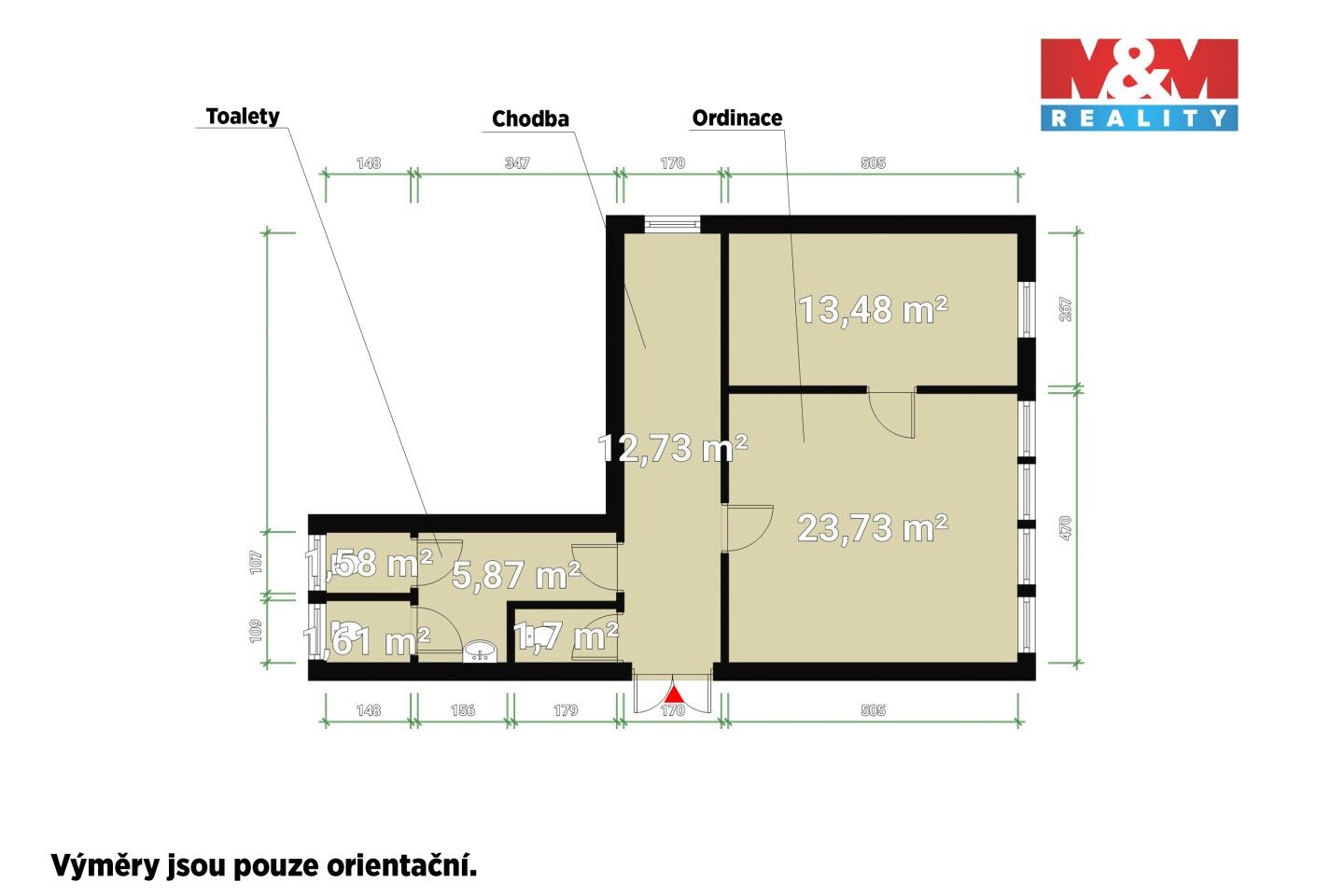 Pronájem kancelář - Na Vinici III., Nepomuk, 60 m² - 5