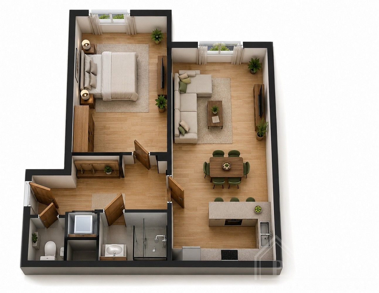 2+kk, Praha - Braník, okres Praha 4, Hlavní město Praha, 43 m² - 1