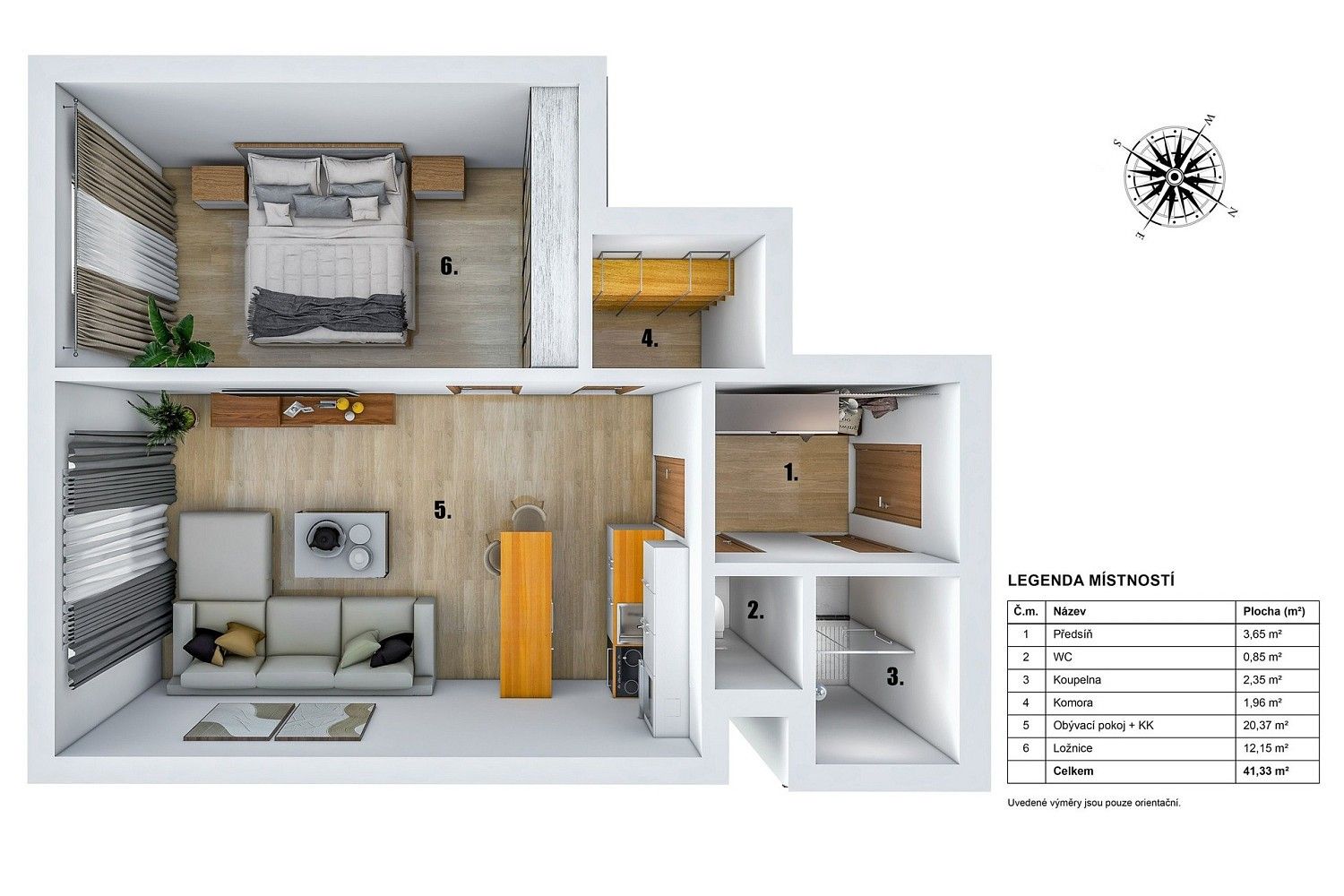 Prodej byt 2+kk - Praha - Hlubočepy, okres Praha 5, Hlavní město Praha, 42 m² - 5