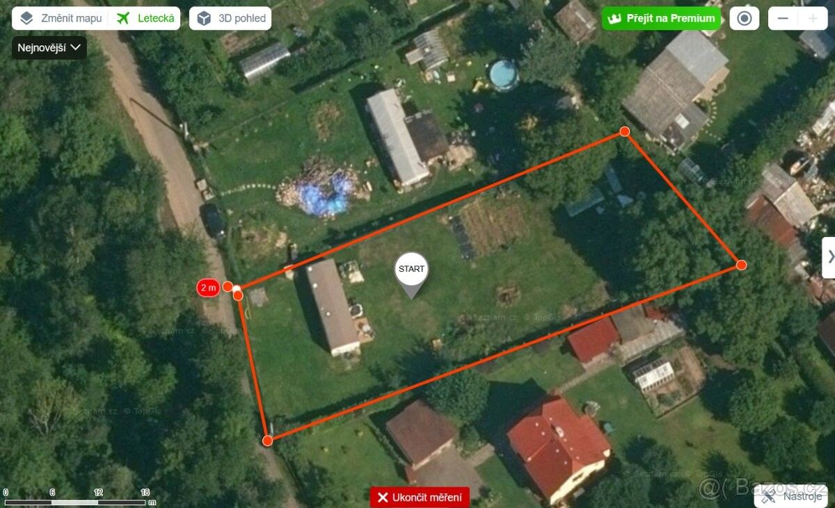 Prodej pozemek - Jaroměř, 551 01, 1 225 m²