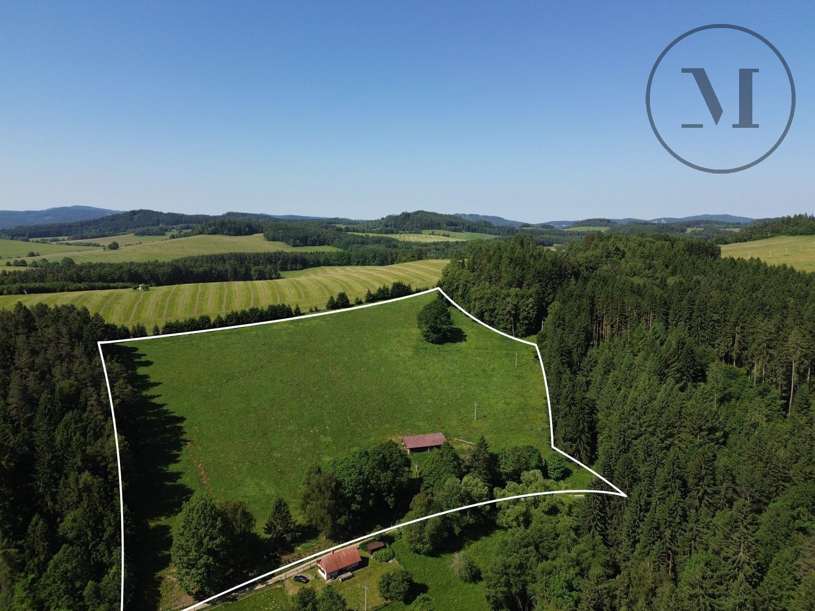 Pozemky pro bydlení, Rožmberk nad Vltavou Přízeř, 41 251 m² - 2