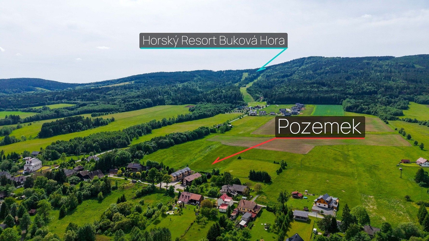 Pozemky pro bydlení, Červená Voda - Mlýnický Dvůr, okres Ústí nad Orlicí, Pardubický kraj - 2