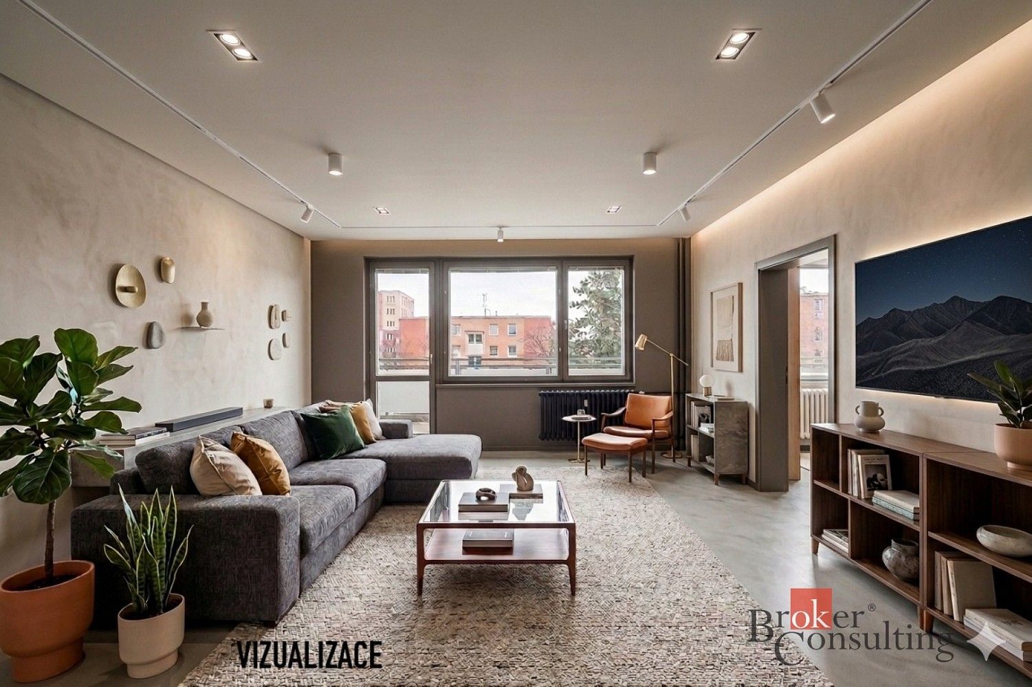 Byt 3+1 · 67 m² · Sokolovská, Plzeň - Severní Předměstí - 3
