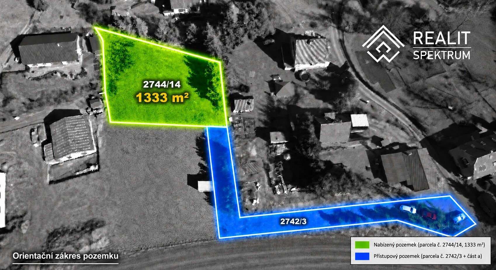Prodej pozemek pro bydlení - Rudoltice, 1 333 m² - 2