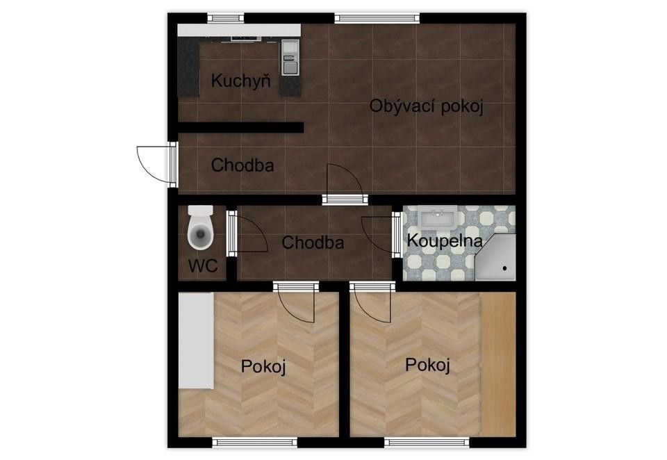 Prodej byt 3+kk - Čermákova, Kladno, 58 m² - 5