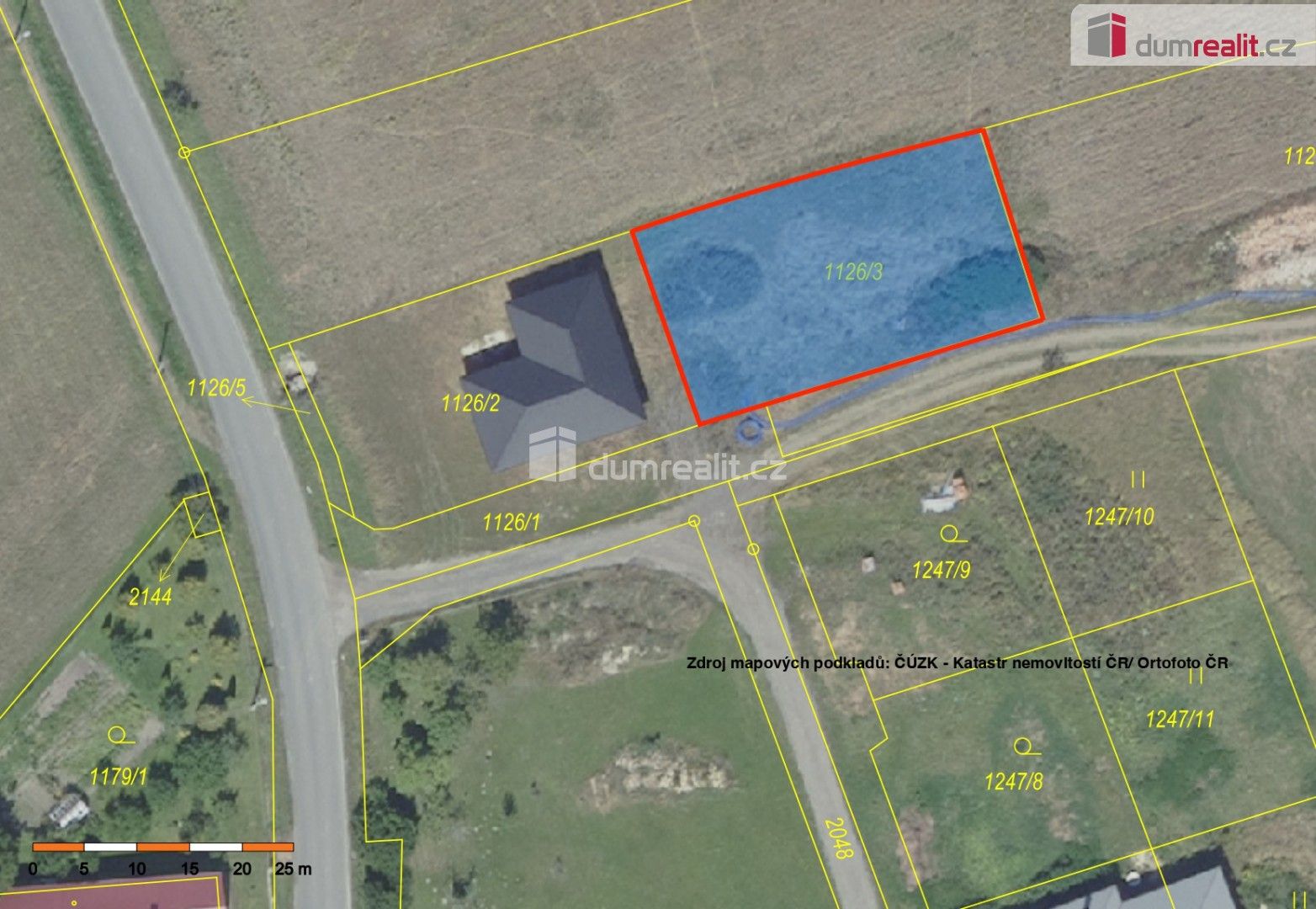 Pozemky pro bydlení, Bělušice, 662 m²