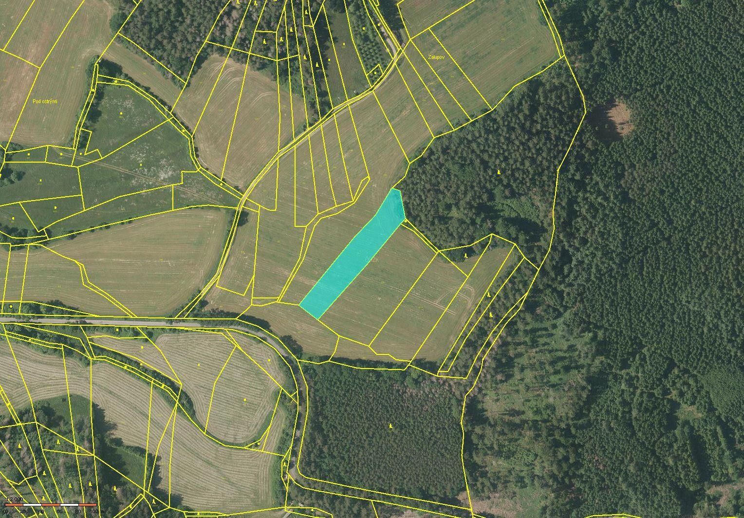 Zemědělské pozemky, Chlumy, 18 910 m² - 1