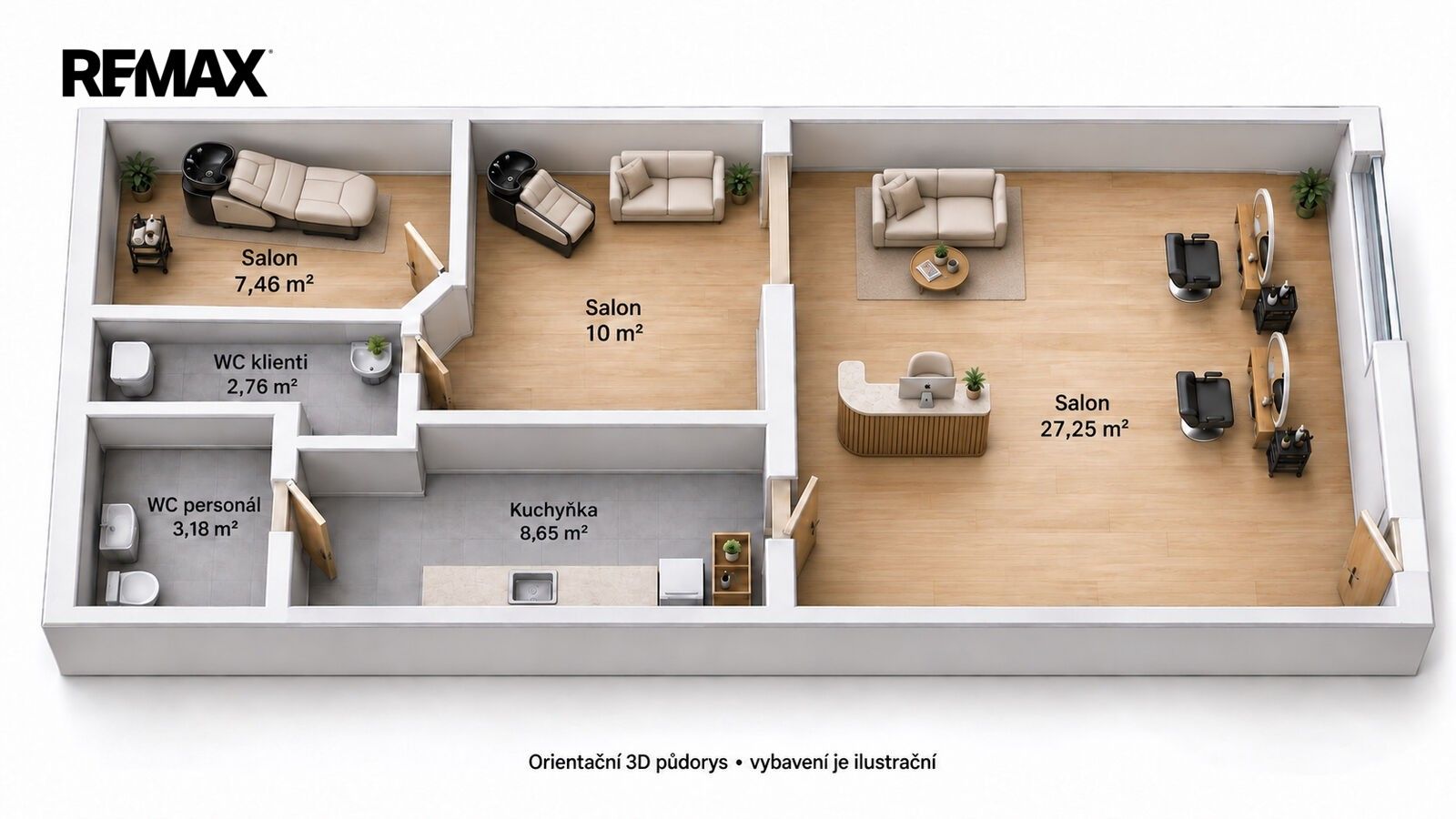 Obchodní prostory · 62 m² · Svobody 162, Cheb - 3