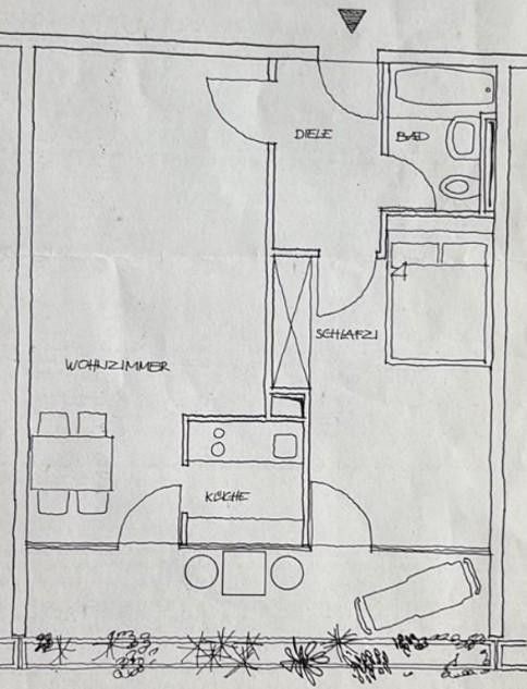 2+1, München Giesing Bayern 81541, 55 m² - 1