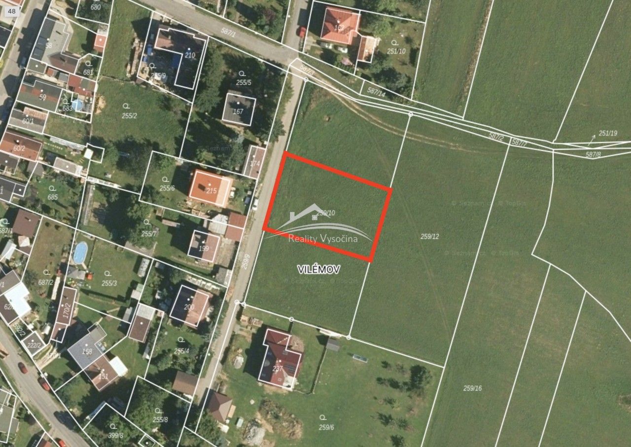 Pozemky pro bydlení, Vilémov, Humpolec, 1 000 m²