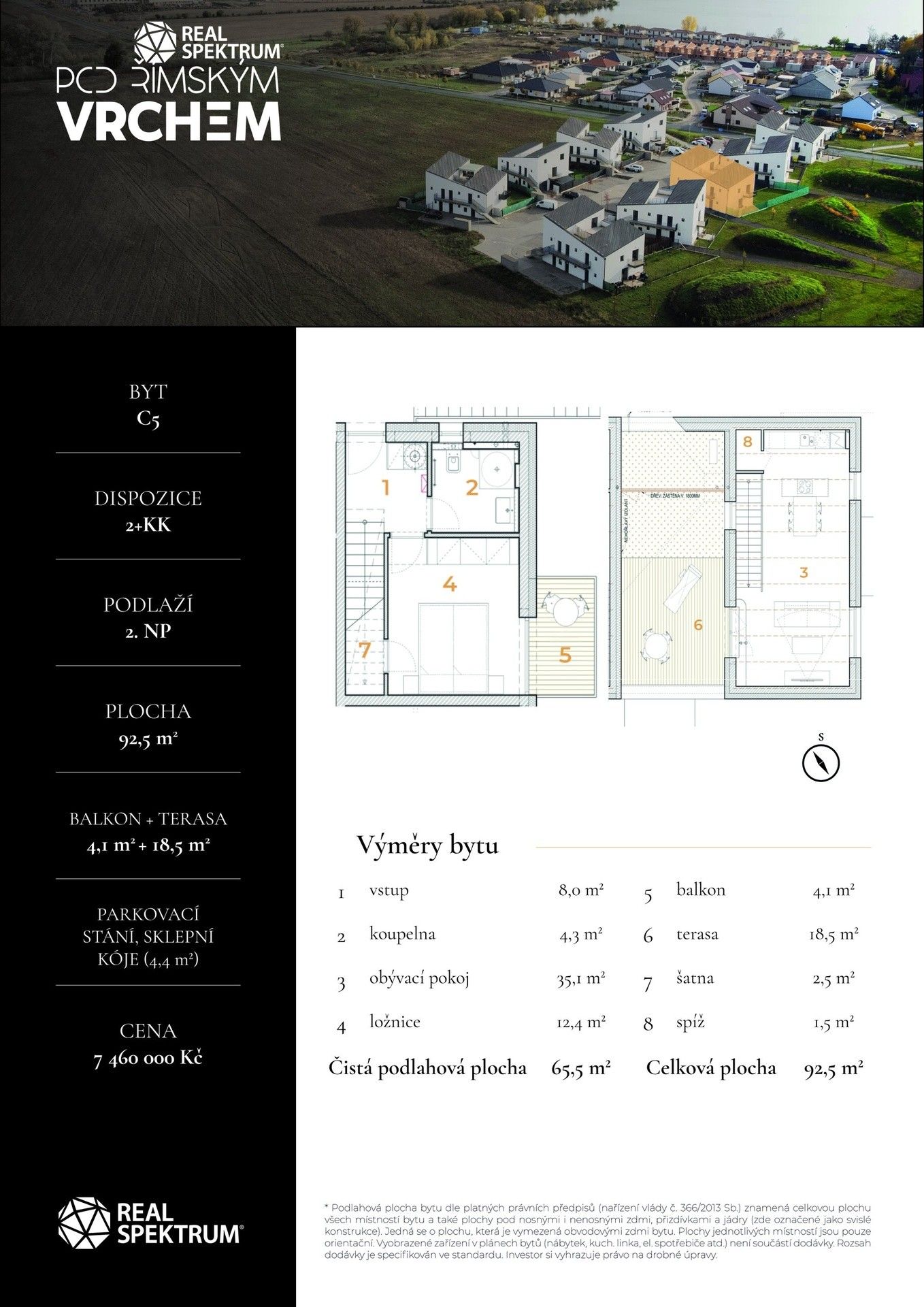 2+kk, Pasohlávky, 66 m²
