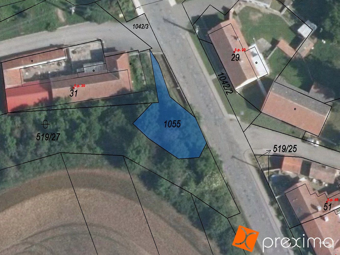 Pozemky pro bydlení, Vevčice, okres Znojmo, Jihomoravský kraj - 1