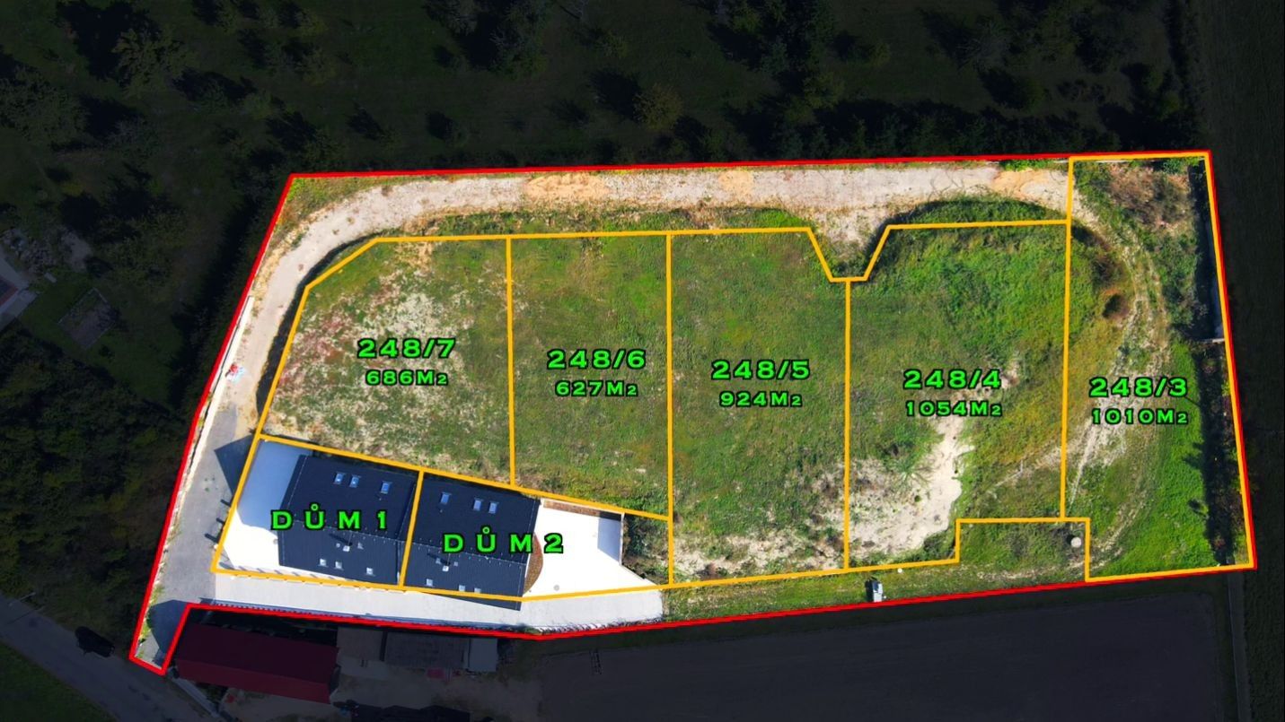 Pozemky pro bydlení, Rabakov, 686 m²