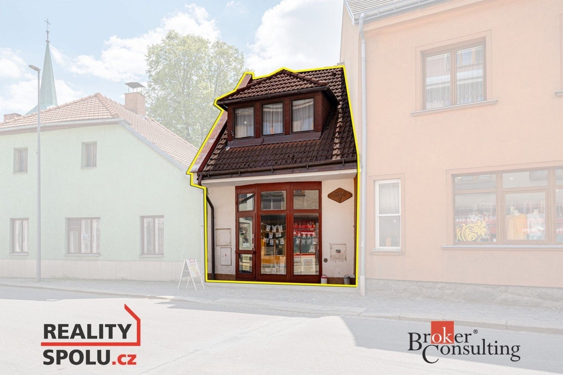 Obchodní prostory, Rooseweltova, Třešť, 88 m²