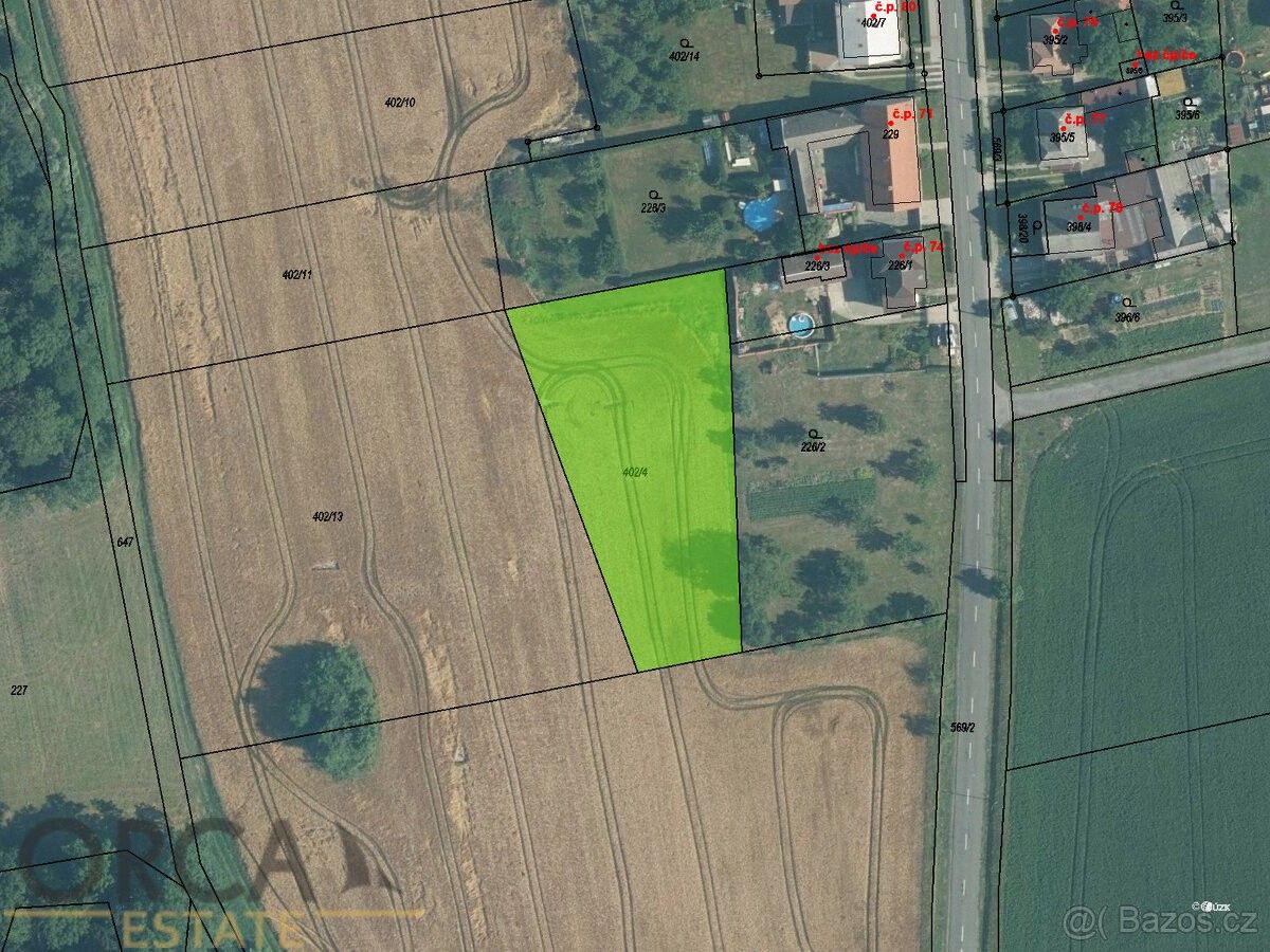 Prodej zemědělský pozemek - Bystřice pod Hostýnem, 768 61, 2 416 m²