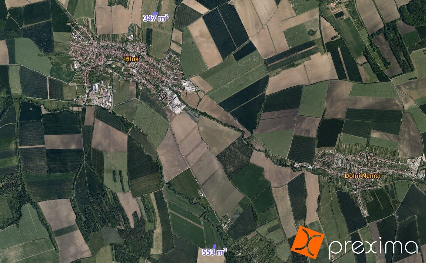 Zemědělské pozemky, Hluk, okres Uherské Hradiště, Zlínský kraj