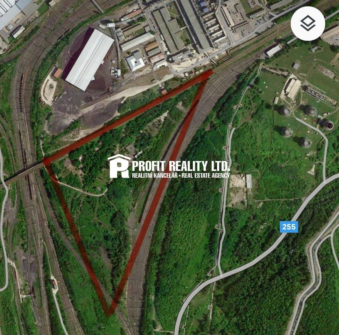 Prodej komerční pozemek - Komořany, Most