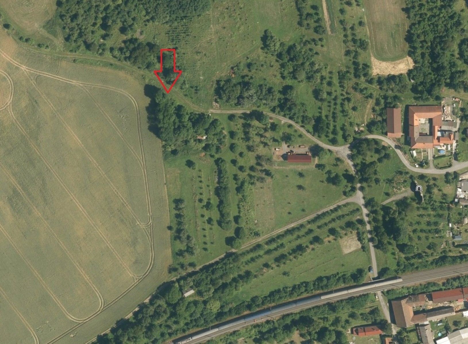 Zemědělské pozemky, VII-Slavíč, Hranice