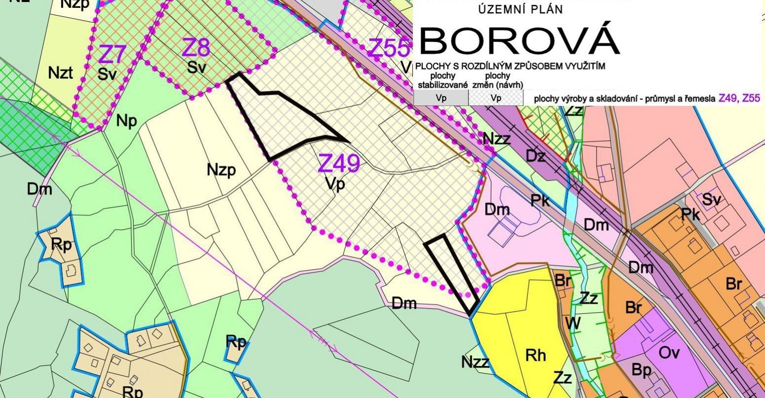 Komerční pozemek · Borová - 3
