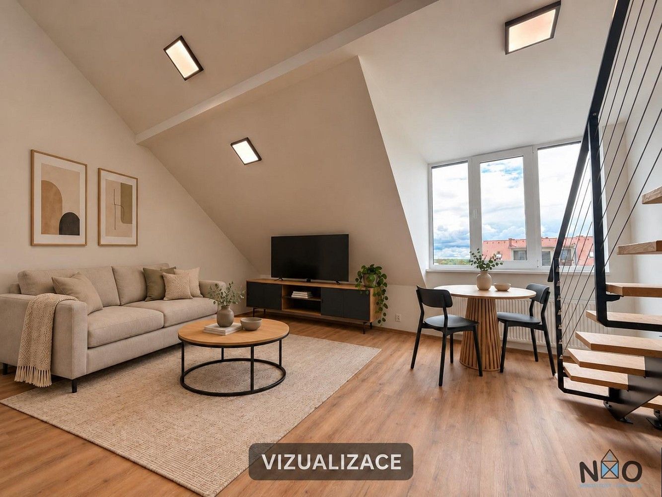 Pronájem byt 1+kk - Hlavní, Úherce, okres Plzeň-sever, 54 m² - 5