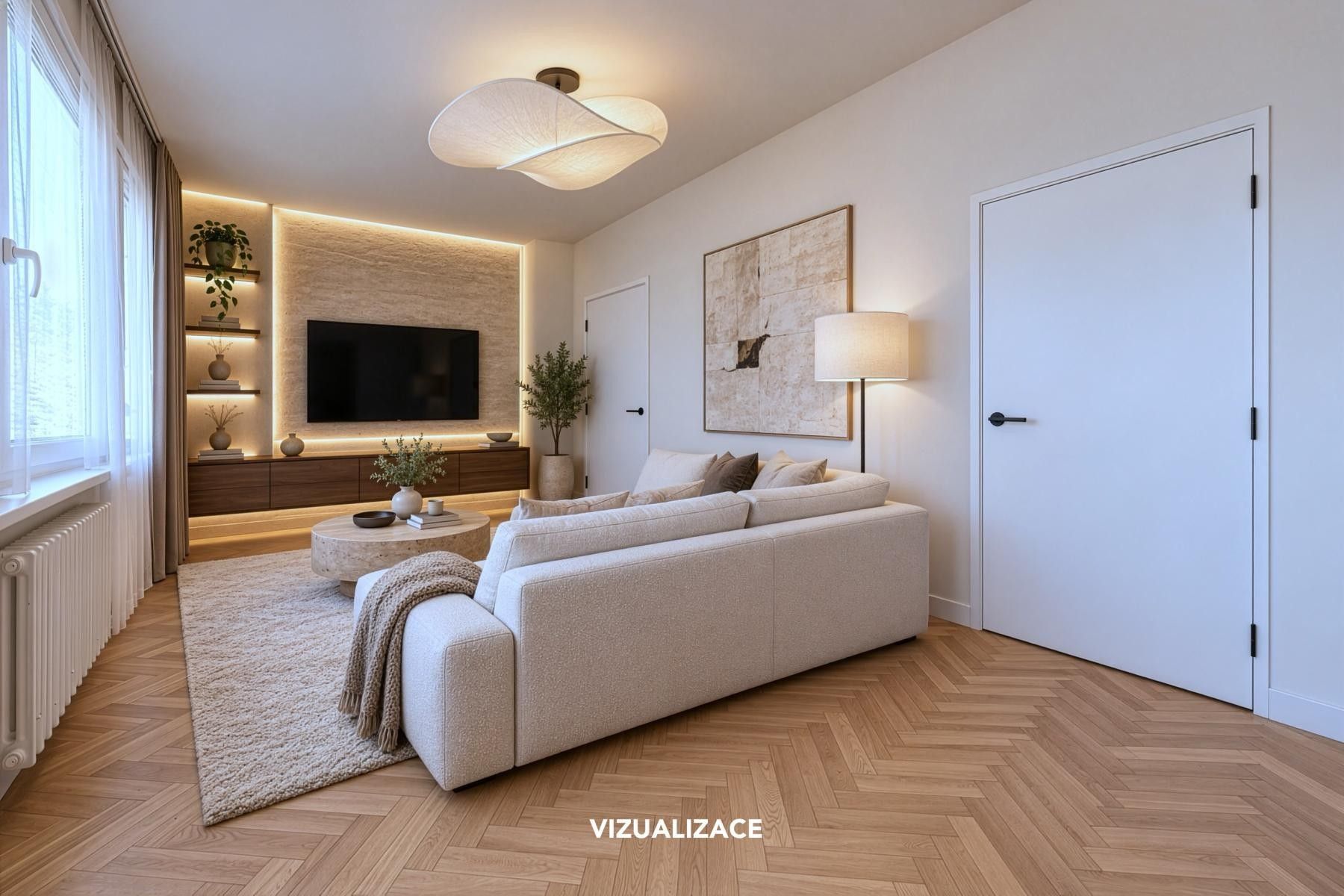 Byt 2+1 · 55 m² · Gutova, Praha - 3
