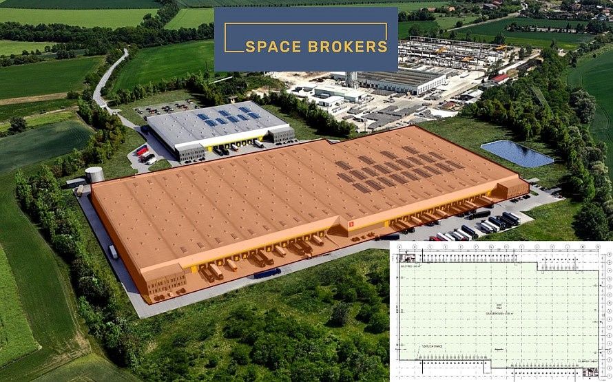 Sklady, Lužec nad Vltavou, okres Mělník, 4 300 m² - 2