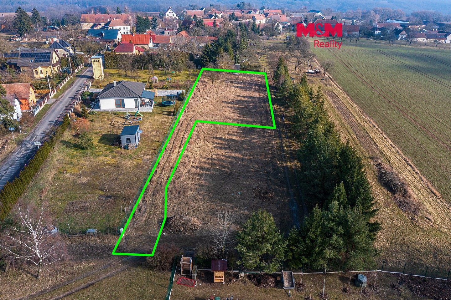 Pozemky pro bydlení, Střemy - Jenichov, okres Mělník - 1