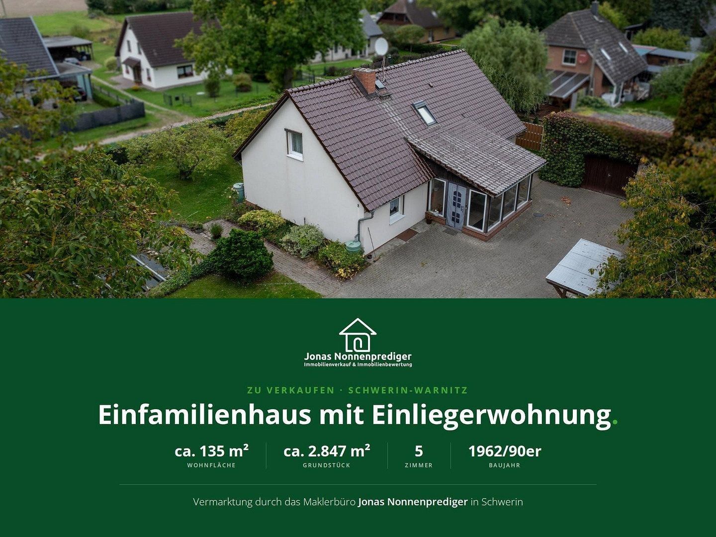 Rodinné domy, Trebbower Straße 8 Schwerin Warnitz Mecklenburg-Vorpommern 19057, 135 m² - 1