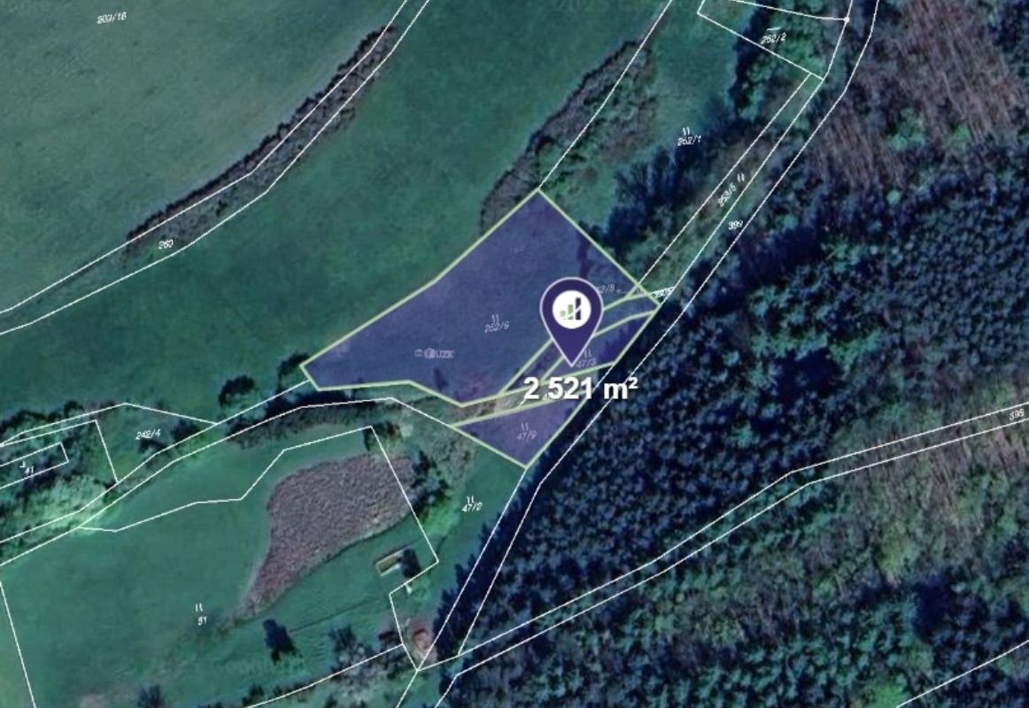 Louky, Hřebečníky, 2 521 m²